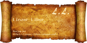 Linzer Libor névjegykártya